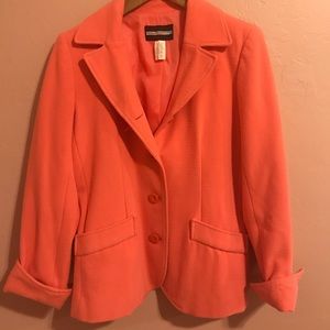 Coral winter coat